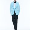 Tuxedos | De Fursac Velvet Shawl Collar Tuxedo Ice Blue