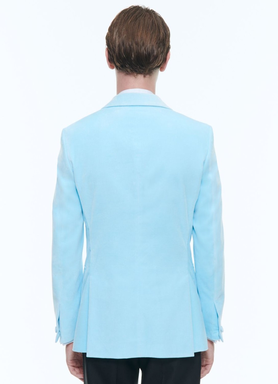 Tuxedos | De Fursac Velvet Shawl Collar Tuxedo Ice Blue