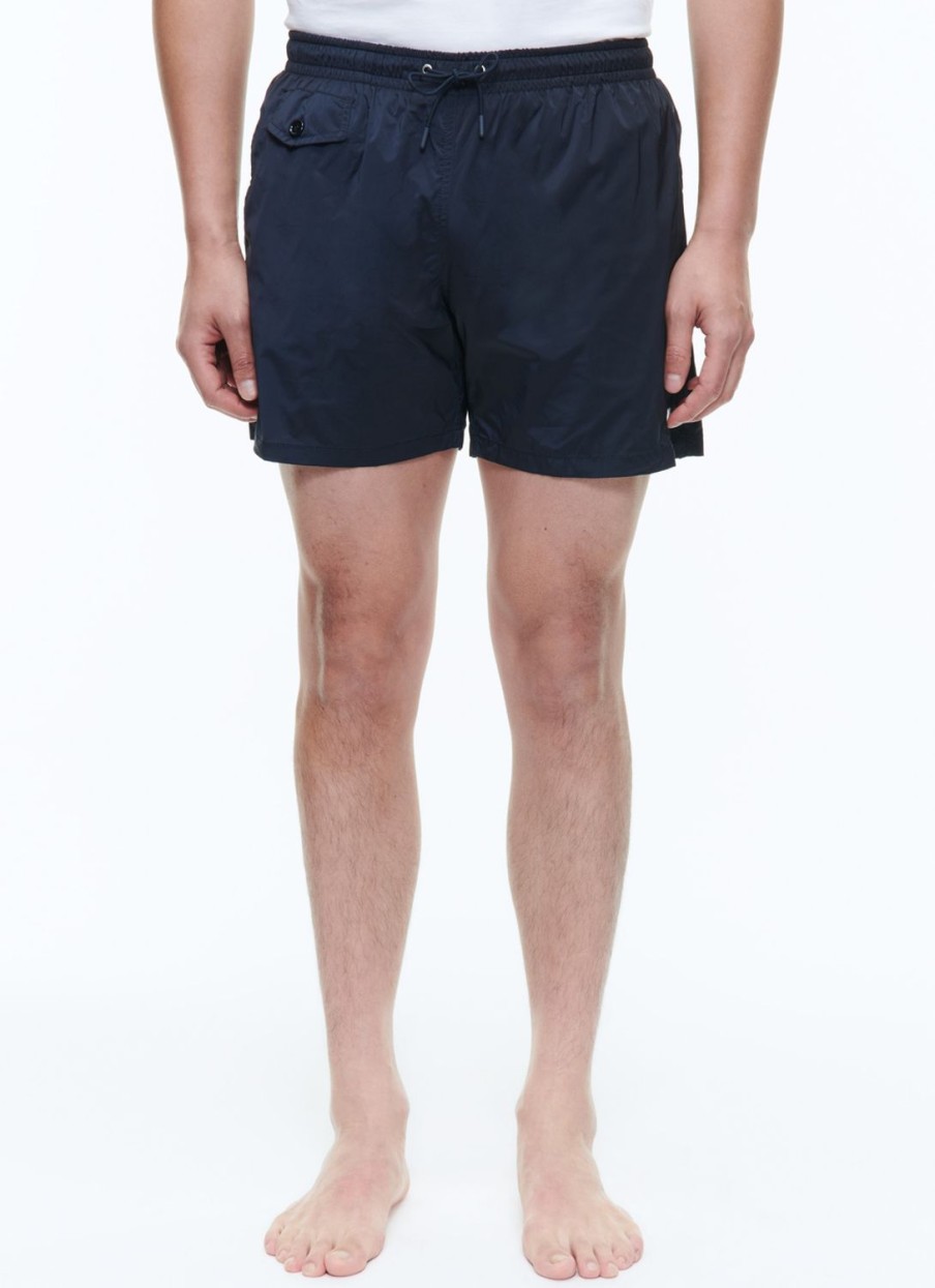 Trousers | De Fursac Swim Shorts Navy Blue