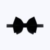 Ties | De Fursac Velvet Bow Tie Black