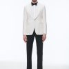 Tuxedos | De Fursac Wool, Mohair And Silk Tuxedo Ecru