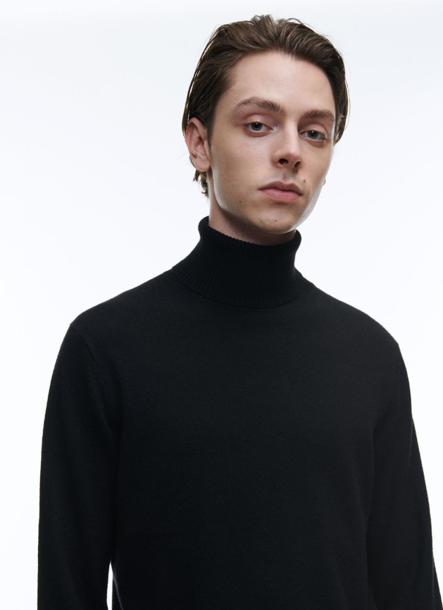 Sweaters | De Fursac Wool And Cashmere Roll Neck Sweater Black