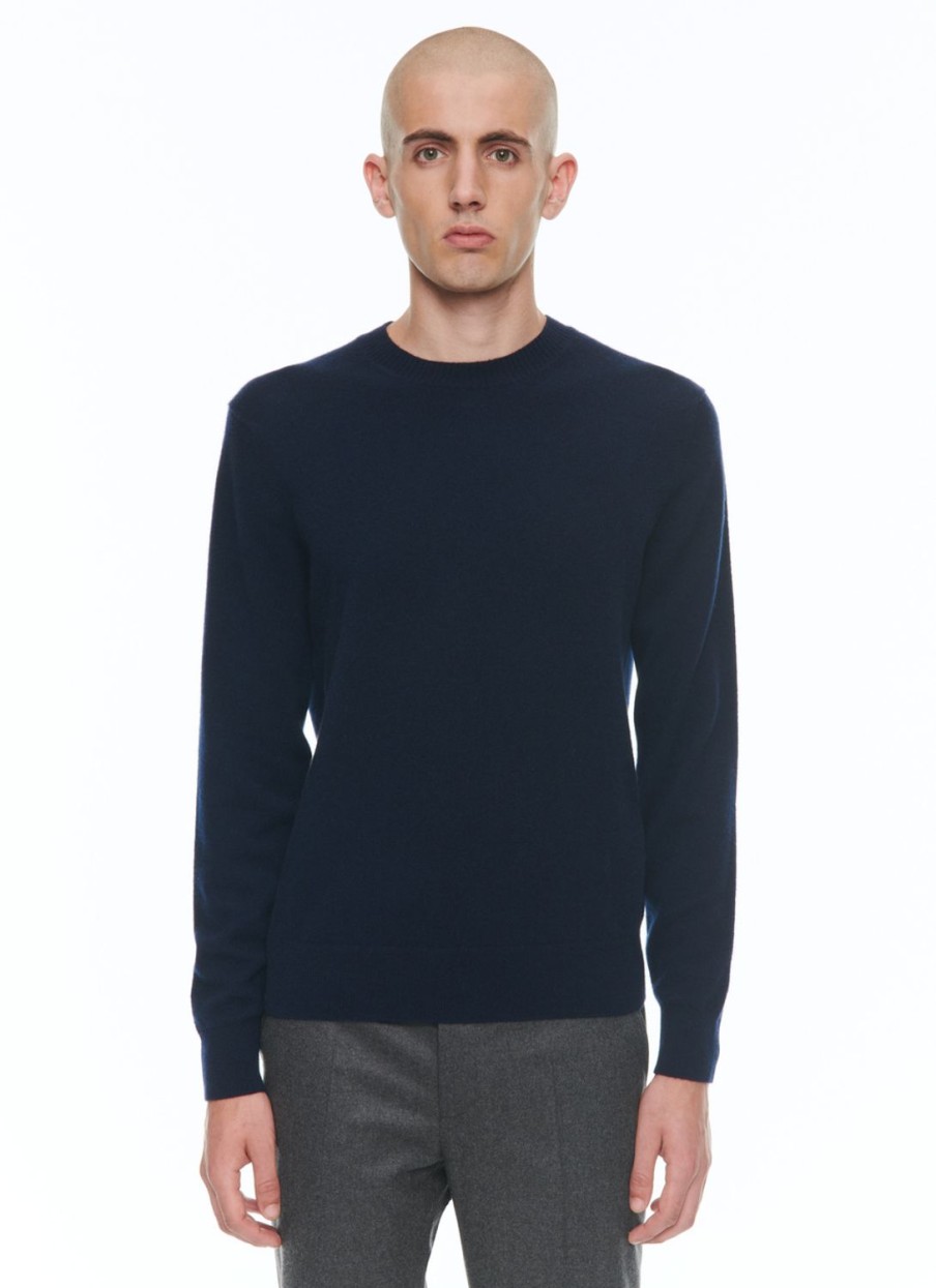 Sweaters | De Fursac Cashmere Roll Neck Sweater Navy Blue