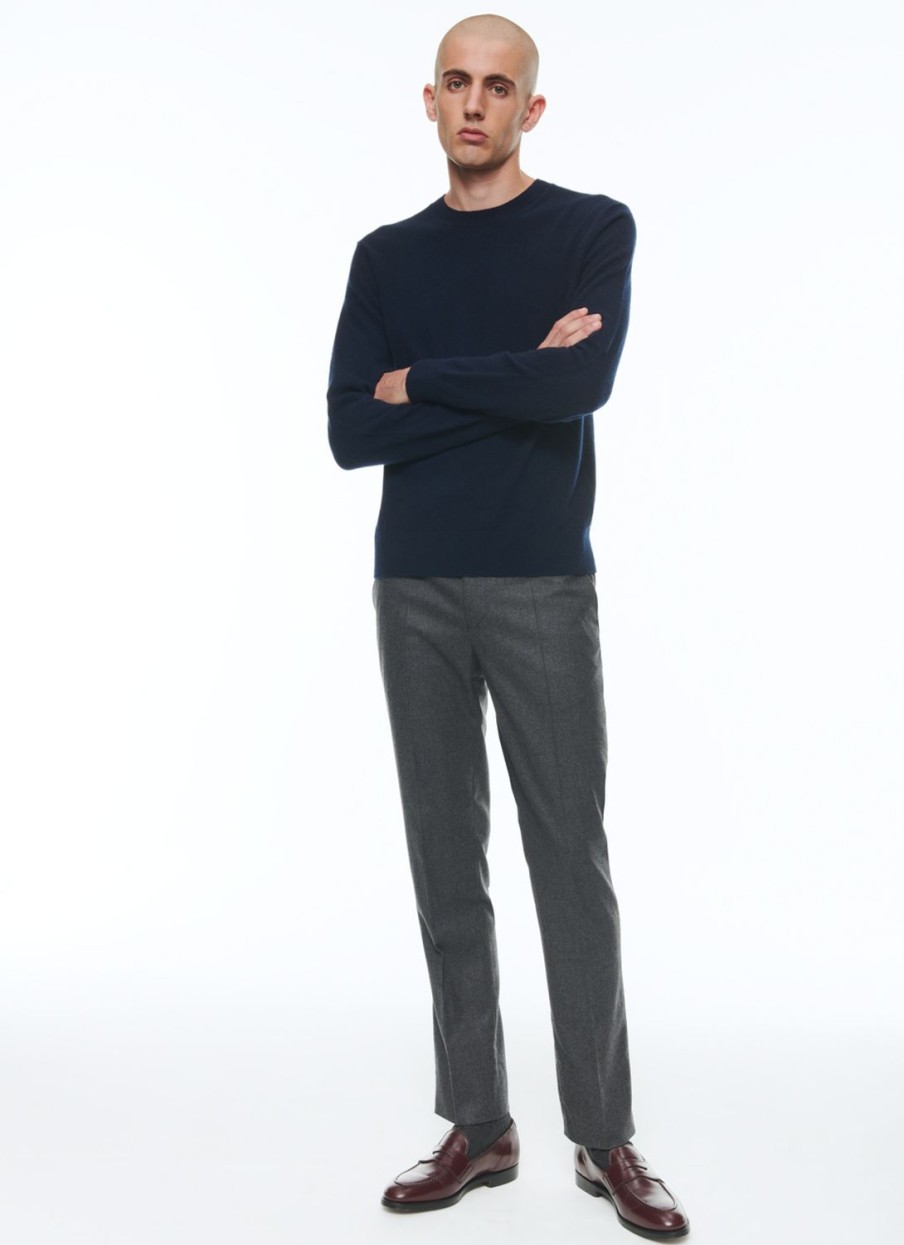 Sweaters | De Fursac Cashmere Roll Neck Sweater Navy Blue