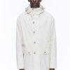 Outerwear | De Fursac Technical Canvas Nautical Parka Ecru