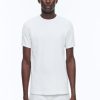 Polos & T-Shirts | De Fursac Ribbed Cotton Jersey Ringer T-Shirt Ecru