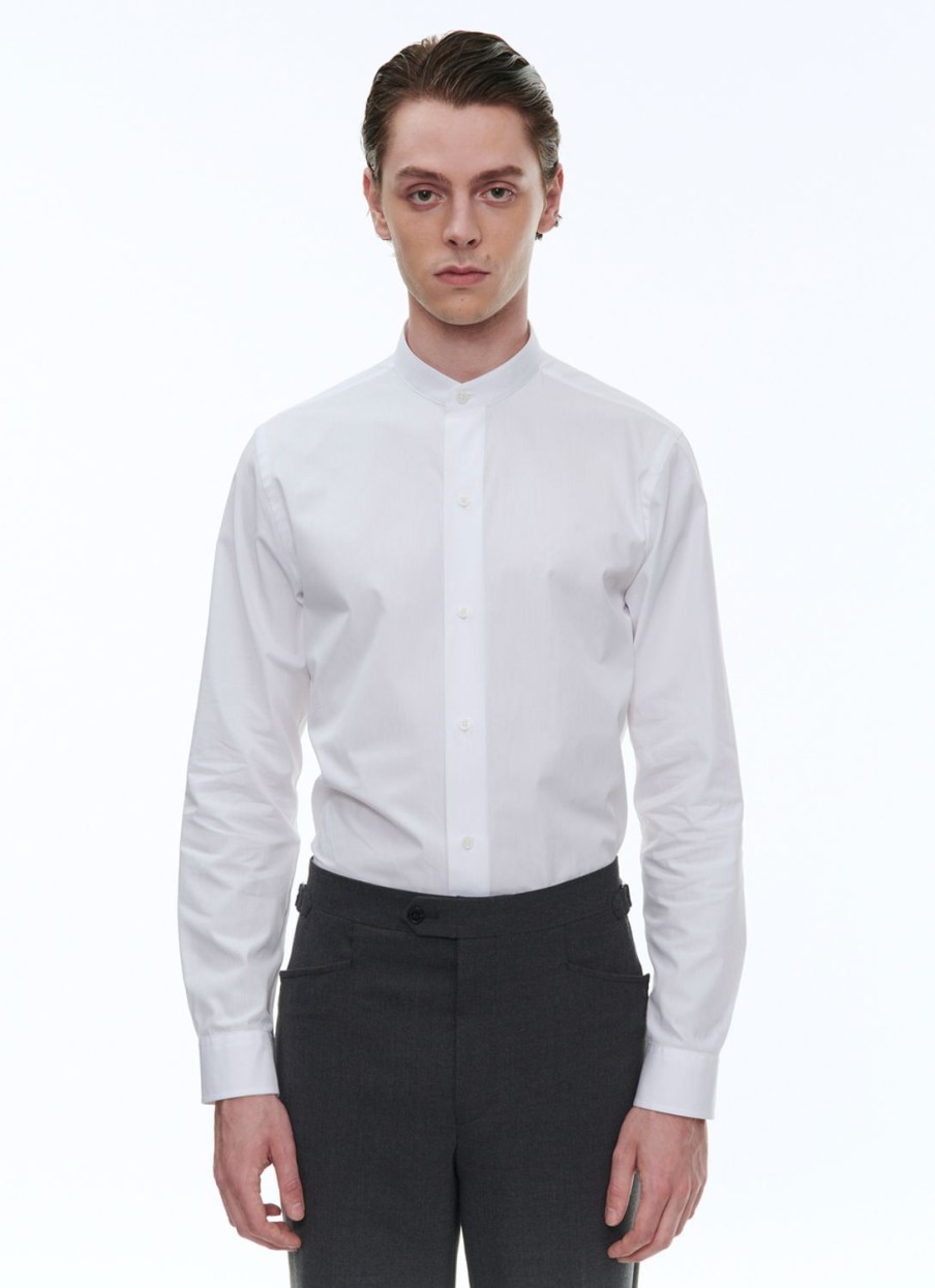 Shirts | De Fursac Cotton Poplin Shirt White