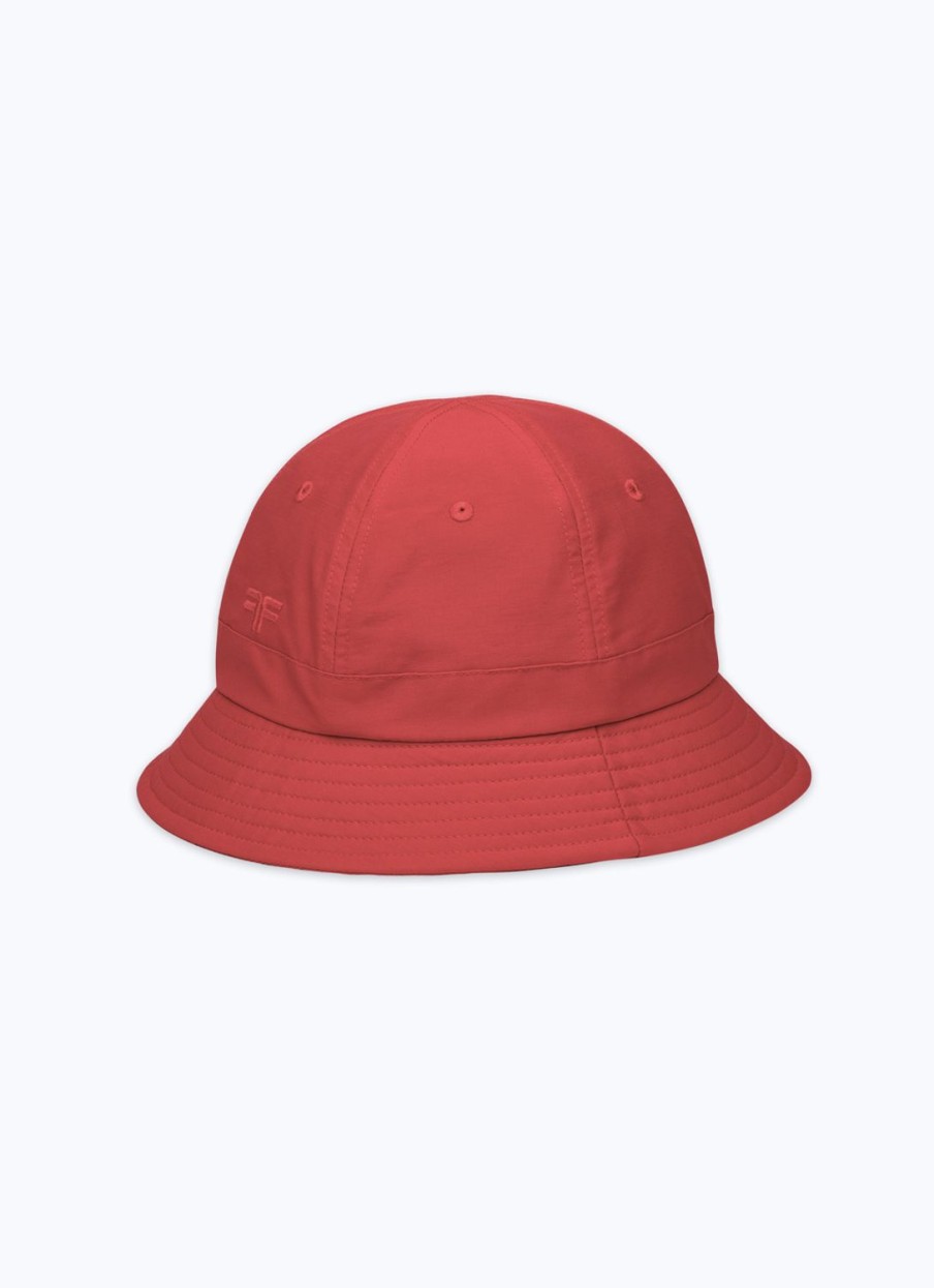 Hats | De Fursac Water-Repellent Fabric Bucket Hat Red