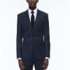 Blazers | De Fursac Wool Serge Suit Jacket Navy Blue