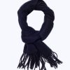 Scarves | De Fursac Cashmere Scarf Navy Blue