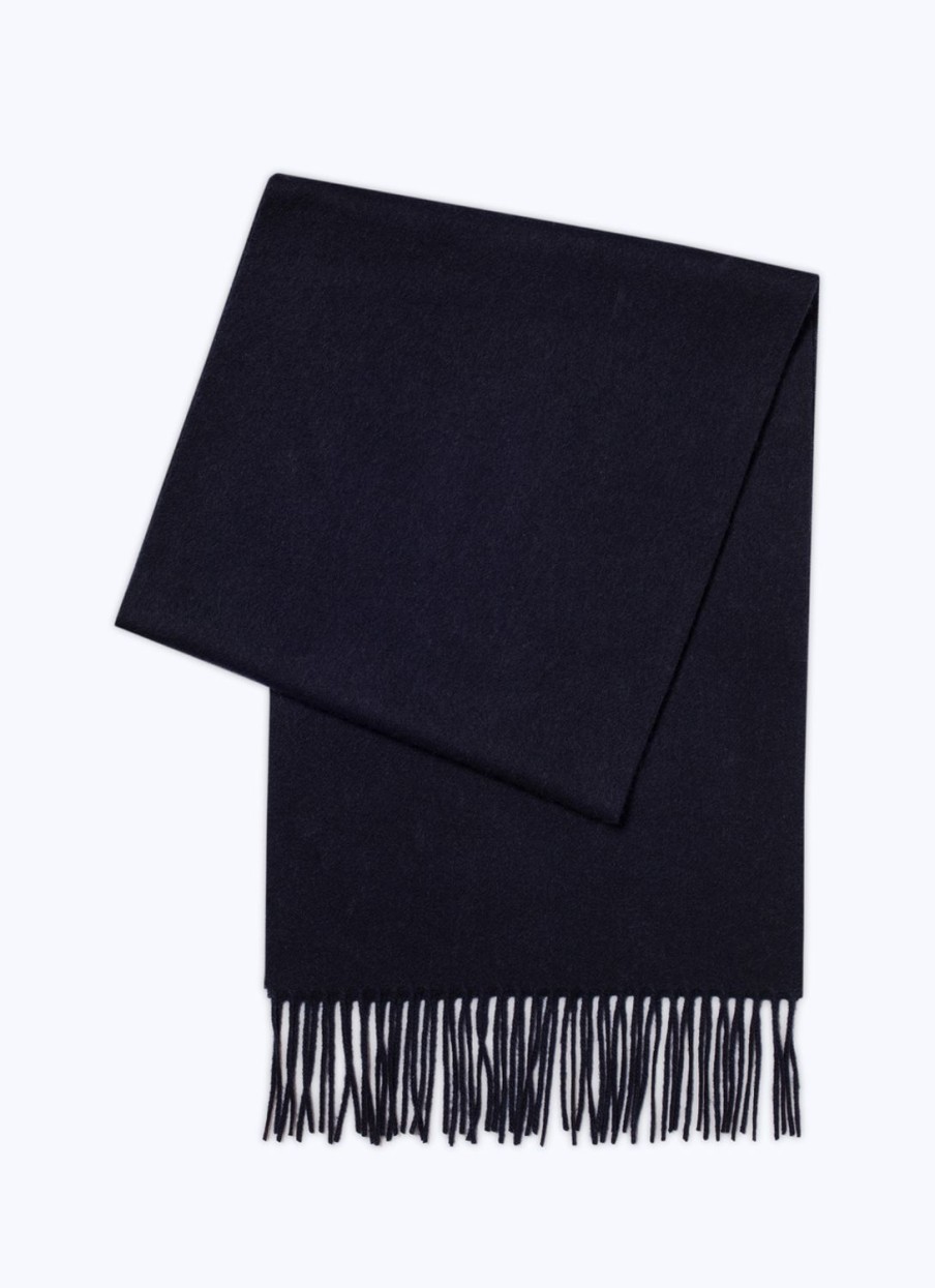 Scarves | De Fursac Cashmere Scarf Navy Blue