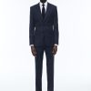 Suits | De Fursac Wool Serge Suit Navy Blue