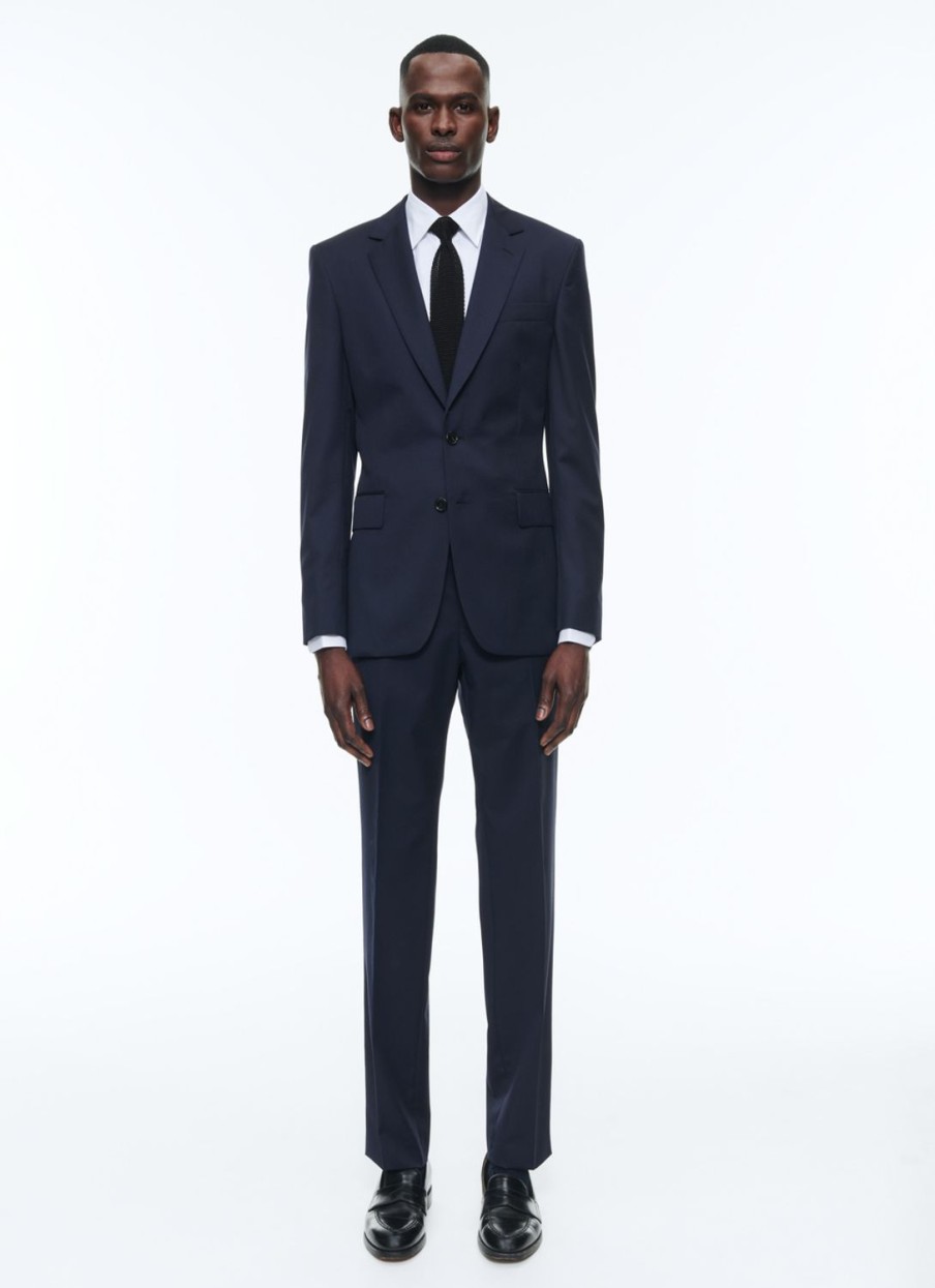 Suits | De Fursac Wool Serge Suit Navy Blue