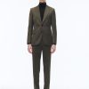 Suits | De Fursac Flecked Wool Fitted Suit Bronze