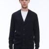 Sweaters | De Fursac Cotton And Cashmere Cardigan Navy Blue