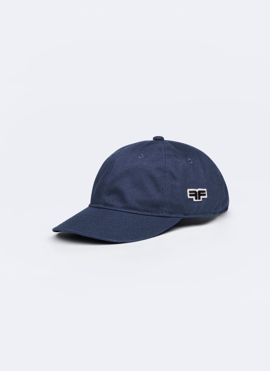 Hats | De Fursac Cotton Twill Cap Navy Blue