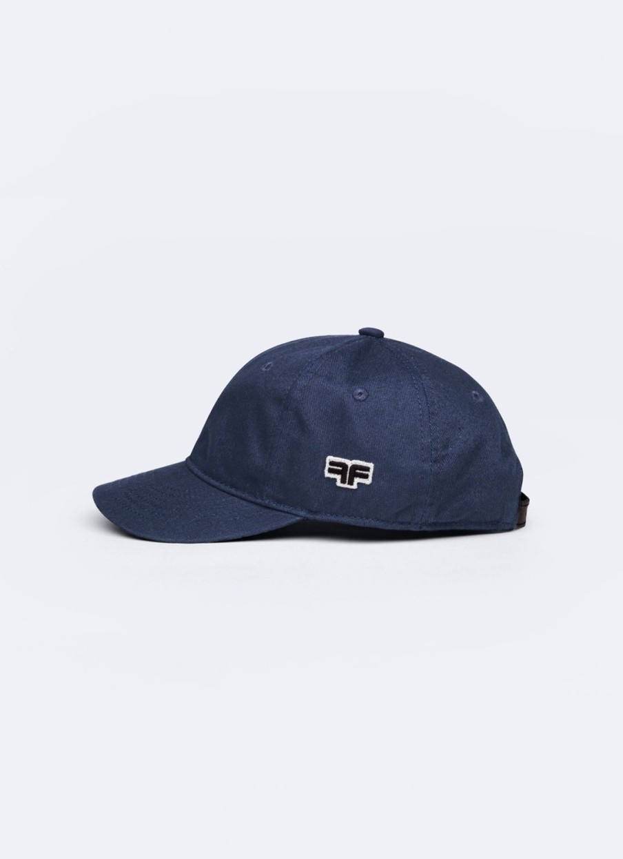 Hats | De Fursac Cotton Twill Cap Navy Blue