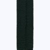 Ties | De Fursac Knitted Silk Tie Green