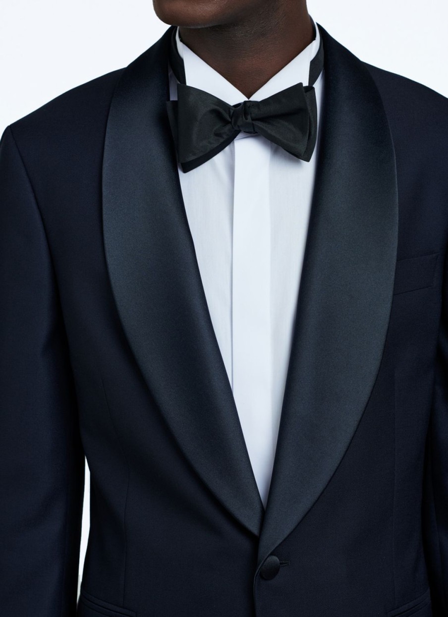 Suits | De Fursac Wool Tuxedo Navy Blue