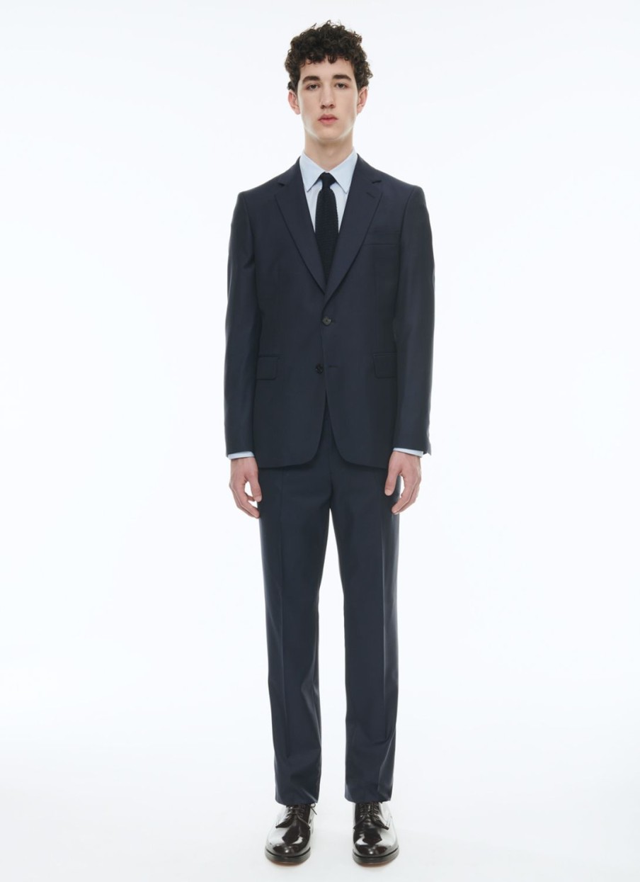 Suits | De Fursac Wool Serge Suit Navy Blue