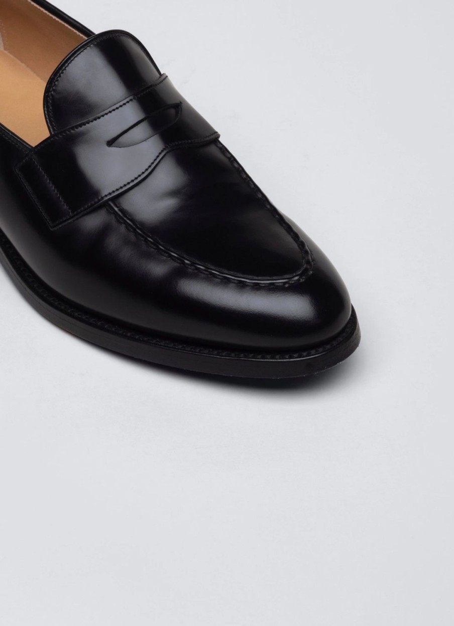 Shoes | De Fursac Leather Loafers Black