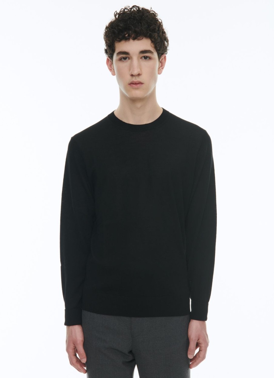 Sweaters | De Fursac Merino Wool Sweater Black