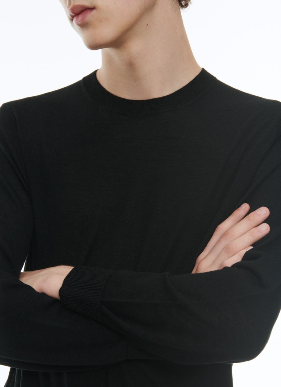 Sweaters | De Fursac Merino Wool Sweater Black