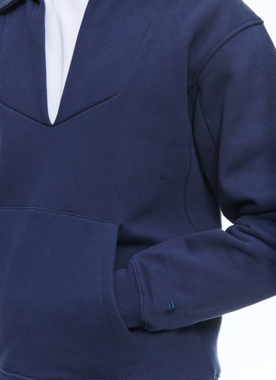 Sweaters | De Fursac Organic Cotton Peacoat Sweatshirt Navy Blue