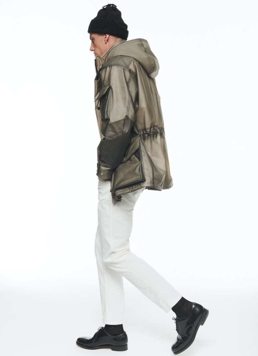 Outerwear | De Fursac Water-Repellent See-Through Parka See-Through Grey