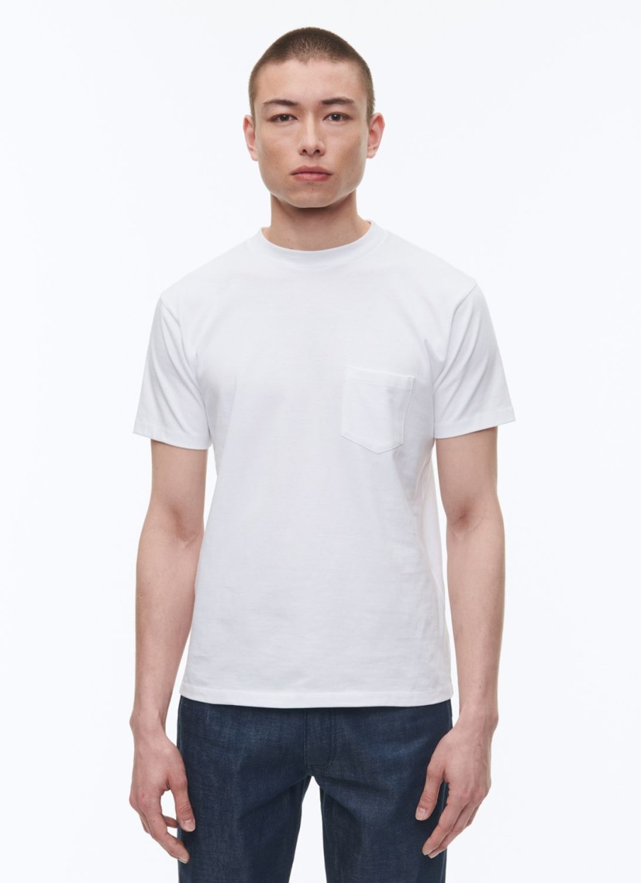 Polos & T-Shirts | De Fursac Organic Cotton Jersey T-Shirt White