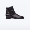 Shoes | De Fursac Calfskin Leather Jodhpur Boots Black