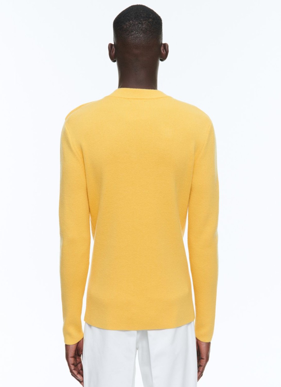 Sweaters | De Fursac Cotton And Certified Wool Sweater Yellow