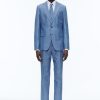 Suits | De Fursac Cotton And Linen Chambray Suit Sky Blue