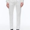 Trousers | De Fursac Cotton Serge 5-Pocket Trousers White