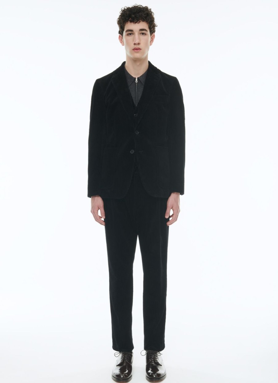 Suits | De Fursac Corduroy Straight Suit Black