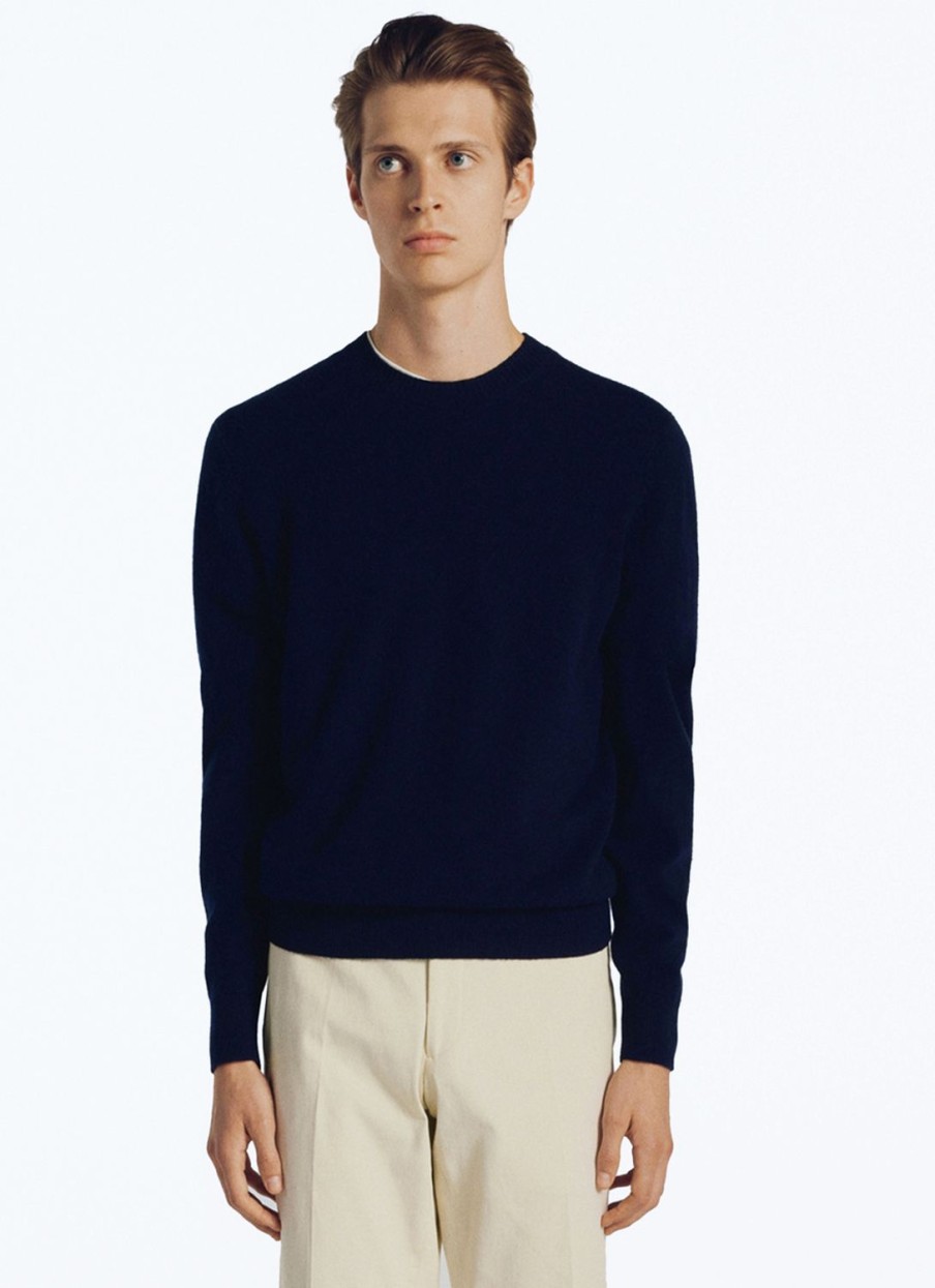 Sweaters | De Fursac Wool And Cashmere Sweater Navy Blue