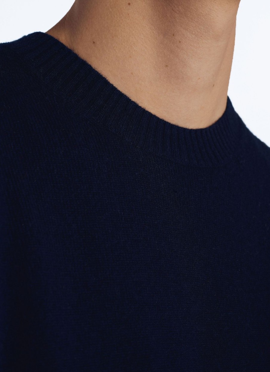 Sweaters | De Fursac Wool And Cashmere Sweater Navy Blue